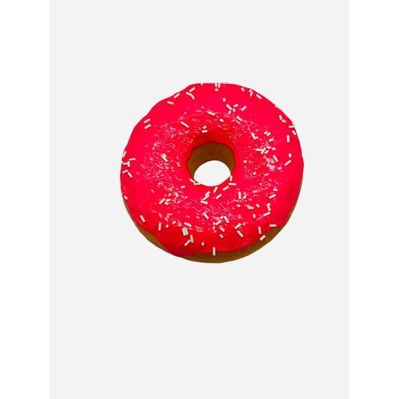 Donut Wall Decor - Hot Pink with white sprinkles - brand new - Picture 3 of 3